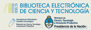 Ir al Portal de la Biblioteca Electroncia del Ministerio de Ciencia, Tecnologa e Innovacin Productiva